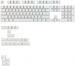 Glorious GPBT Backlit Keycaps, ANSI Layout (US), PBT, Dye-Sub - Wei&szlig;