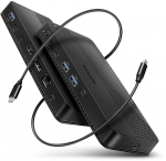 Axagon HMC-U4 USB hub 12in1 40Gbps LAN HDMI DP PD
