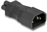 DELOCK Netzadapter IEC 60320 - C14 auf C5, Stecker Buchse