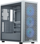 Cooler Master Elite 502 PC Case, Mid-Tower, ATX, ARGB, Tempered Glass, white