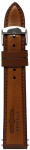 Zeppelin leather strap brown, 20 mm