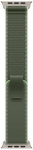 Apple 49mm Green/Neon Trail&nbsp;Loop&nbsp;-&nbsp;M/L - Natural Titanium Finish | Apple