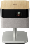 Epson Lifestudio Flex Plus EF-72 Oak Portable Smart Projector, Bose Sound, Google TV, 4K Pro UHD, Ambient Lighting, Adjustable Stand, Indoor/Outdoor