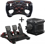 Fanatec ClubSport Steering Wheel Formula V2.5 X + CSL DD QR2 Wheelbase (8Nm) & ClubSport Pedals V3