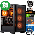 INTOP AQUA Ryzen 5 7500X3D 16GB 1TB SSD M.2 NVME RTX5060Ti 16GB WiFi WIN11 POWERED BY COUGAR