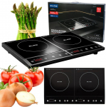 Blow Induction Cooker, 2-Burner Adjustable Hob, 2000W+2000W