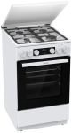 Gorenje GK5C42WF-B gas/electric cooker, white, 50 cm, grill