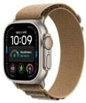 Apple Smartwatch Watch Ultra 4 GPS + Cellular 49mm Natural Titanium Case with Desert Alpine Loop - M