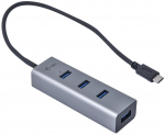 I-TEC USB C Metal HUB 4 Port passive