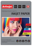 Activejet AP4-125M100 Matte Photo Paper for Ink Printers A4 100 pcs