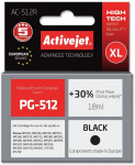 Activejet AC-512R Ink (replacement for Canon PG-512; Premium; 18 ml; black)