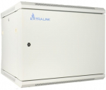 Extralink Wall cabinet rack 12U 600x450 gray metal door