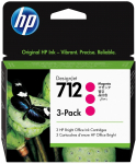 HP 712 3-Pack 29-ml Magenta DesignJet