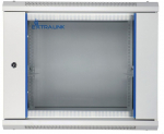 Extralink Rackmount cabinet 9U 600x600 Gray wall mounted