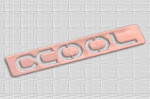 Alphacool Sticker 45x10mm - Shiny Copper