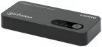 Manhattan 4K60Hz 2-port HDMI splitter with downscaling 18G