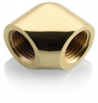 Bykski 90&deg; Angle Female / Female V2 G1/4 gold