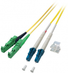 EFB Duplex Jumper LC-E2000 9125, OS2, LSZH, gelb, 3mm,