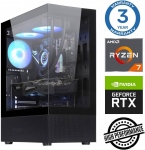 INTOP Ryzen 7 5700X 32GB 250SSD M.2 NVME+2TB RTX3050 6GB no-OS