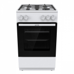 Gorenje GG5A10WFFM Gas Cooker, White, 50 cm, Grill, 70 L