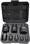 AWTOOLS Impact Adapter Set 8 pcs CrMo BLACK LINE