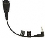 JABRA QD Cord to 2 5mm pin plug angulate
