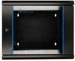 Extralink Rackmount cabinet 12U 600x600 AZH Black wall mounted, swing type