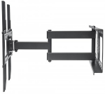 Single Arm Supports One 32&rdquo; to 55&rdquo; Television up to 50 kg, Steel, Black