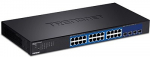 Trendnet 28-Port Web Smart Switch with 24 x Gigabit ports and 4 x 10G SFP+ (10-Gigabit) slots