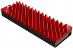 Jonsbo M.2-3 M.2 SSD Cooler - Red