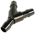 10mm (3/8") Y hose connector - brass - black nickel