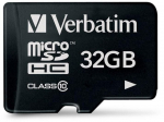 Verbatim - flash memory card - 32 GB - microSDHC