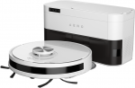Robot Cleaner w/Dust Collector, white, 2in1 and dust tank, 4000pa, 3200mAh battery