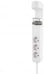 Neomounts by newstar Desk socket with clamp DS22-840WH6 230/USB/USB-C