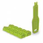 LINDY RJ45 Port Schl&ouml;sser gr&uuml;n, 10 Stck 1 Schl&uuml;ssel