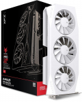 RX 9060 XT 16GB XFX Radeon Mercury OC Gaming GDDR6 3 Fan white