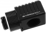 Barrow Special Adapter 90 Degree G1/4" F-F - black