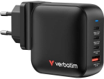 Verbatim Mini GaN Charger 100W 4 Port US plug with EU and UK adaptors