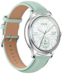 Smart Watch COLMi L28 (Silver-Green + green leather strap)