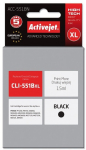 Activejet ACC-551BN Ink cartridge (replacement for Canon CLI-551BK; Supreme; 15 ml; black)