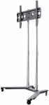 Edbak TR1c-B trolley stand 40-75" black/stainless steel
