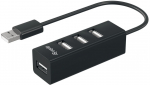 Equip USB-Hub 4-Port 2.0 ->4x2.0 480Mbps o.Netzteil sw