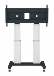 NEWSTAR MOTORISED MOBILE FLOOR STAND - VESA 300X200 UP TO 1200X600 70-120" SILVER