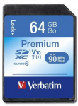 Verbatim Premium SDXC card 64GB Class 10