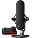 SteelSeries Alias Pro Gaming Microphone, XLR Wired, Black