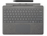 Microsoft Surface Pro 10/11/FB Keyboard inkl. Pen2 + Copilot Taste - Platin