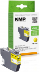 KMP Patrone Brother MFC-J1010DW LC421XLY yellow 500S. 7ml remanufactured