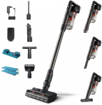 Philips 7000 series XC7055/01 stick vacuum/electric broom Battery Dry&wet Cyclonic Bagless 0.6 L Black, Red