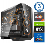 INTOP AQUA Ryzen 7 7700X 32GB DDR5 1TB SSD M.2 NVME+2TB RTX5070 12GB no-OS