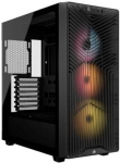 Corsair 3200D RS ARGB PC Case, Mid Tower, ATX, Tempered Glass - Black